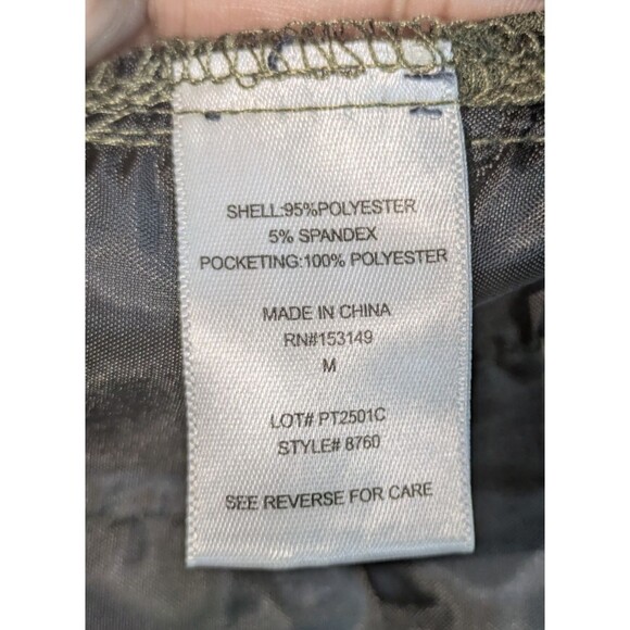 NWOT Brandy Blu Women’s Trousers High Waist Tapered Leg Olive Size M - Picture 12 of 13